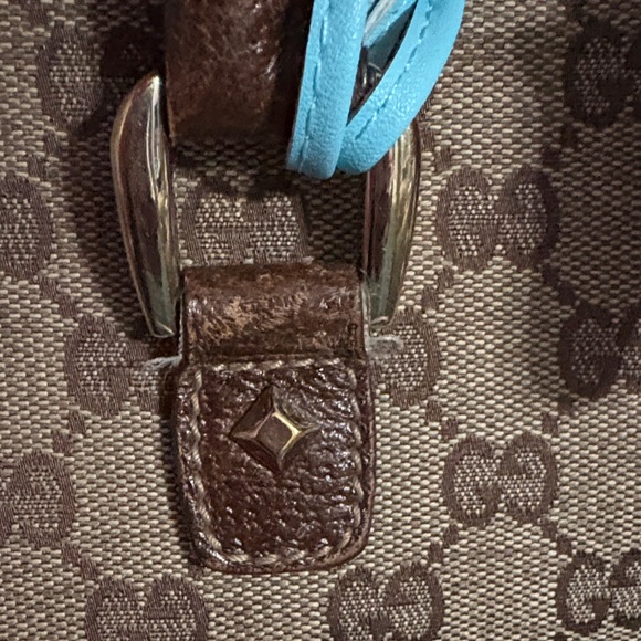 Gucci Brown Monogram Canvas Tote - Picture 9 of 10